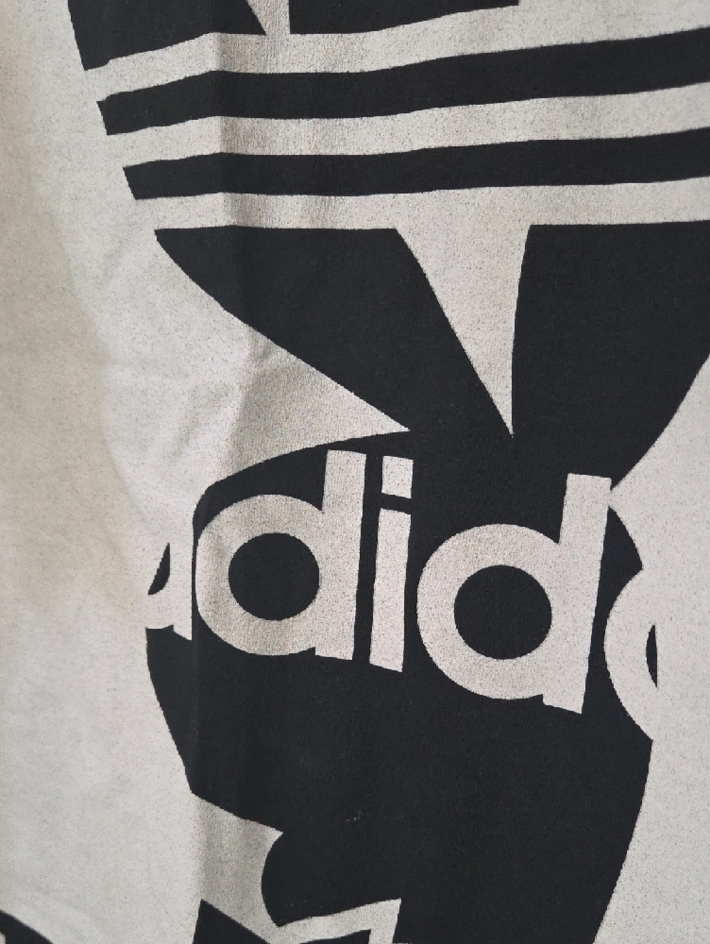 Aintnobodycool Adidas x Playboy - Black & White Graphic Long Sleeve Tee - Picture 4 of 6